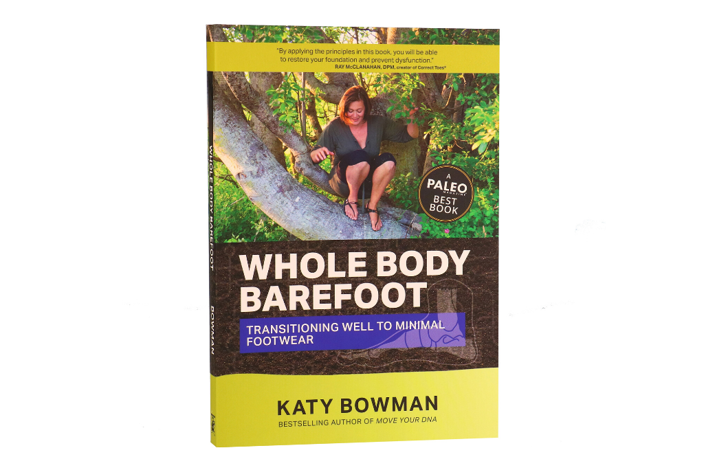 In Whole Body Barefoot, biomechanist Katy Bowman lays out the issues created by conventional shoes and artificial environments, and describes in detail the steps necessary to transition to more natural footwear safely and effectively.